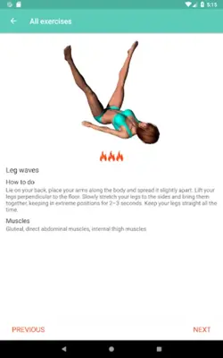 Legs workout - Calves & thighs android App screenshot 2