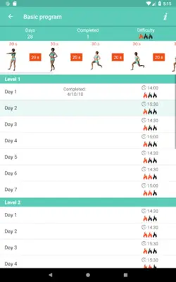 Legs workout - Calves & thighs android App screenshot 3