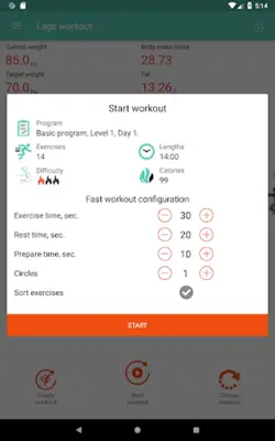 Legs workout - Calves & thighs android App screenshot 4